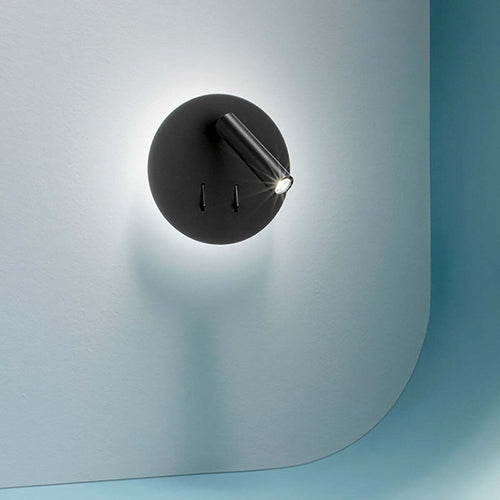 Applique-moderno-Perenz-PLUG-6702-N-LC-LED-lampada-parete-orientabile-doppia-accensione