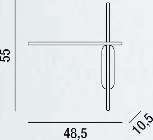 Applique-moderno-Perenz-TANGE-6882-CT-LED-bianco-dinamico-lampada-parete