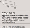 Applique-moderno-Perenz-WAY-6708-B-LC-LED-41CM-lampada-parete-biemissione-metallo