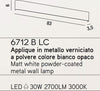 Applique-moderno-Perenz-WAY-6712-B-LC-LED-83CM-lampada-parete-biemissione-metallo