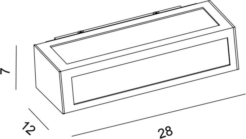 Applique-moderno-Promoingross-ASTER-7271-B-E27-LED-alluminio-lampada-partete