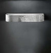 Applique-moderno-Promoingross-HANDLES-A22-SF-LED-metallo-foglia-argento-lampada-parete-monoemissione