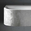 Applique-moderno-Promoingross-HANDLES-A22-SF-LED-metallo-foglia-argento-lampada-parete-monoemissione