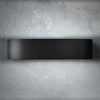 Applique-moderno-Promoingross-HANDLES-A32-NE-LED-metallo-nero-lampada-parete-moderna-biemissione