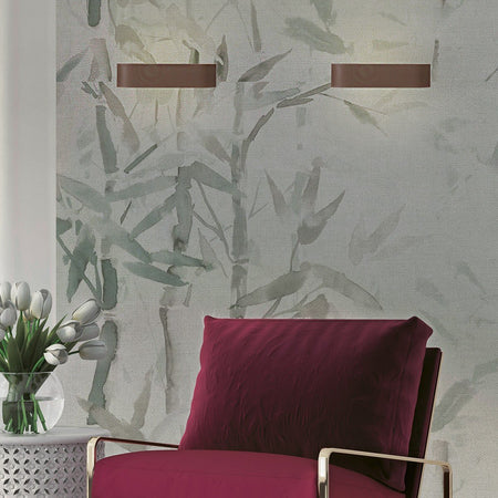 Applique-moderno-Promoingross-HANDLES-A32-RU-LED-metallo-ruggine-lampada-parete-classica-biemissione