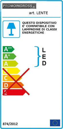 Applique-moderno-Promoingross-LENTE-5581-E27-LED-alluminio-lampada-parete-biemissione-monoemissione