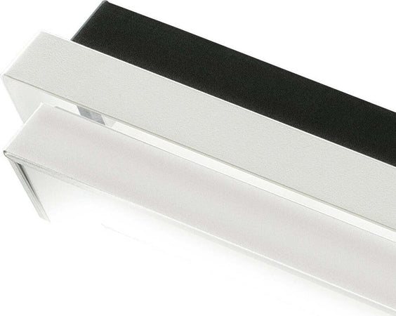 Applique-moderno-Promoingross-REFLEX-A27-WH-NE-LED-metallo-switch-lampada-parete