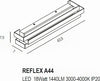 Applique-moderno-Promoingross-REFLEX-A44-MG-DG-LED-metallo-switch-lampada-parete