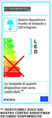 Applique-moderno-Promoingross-REFLEX-A44-MG-DG-LED-metallo-switch-lampada-parete