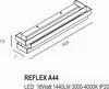 Applique-moderno-Promoingross-REFLEX-A44-WH-LED-metallo-switch-lampada-parete