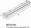 Applique-moderno-Promoingross-REFLEX-A60-WH-LED-metallo-switch-lampada-parete