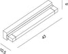Applique-moderno-Promoingross-SLOT-A43-WH-LED-metallo-metacrilato-lampada-parete