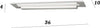 Applique-moderno-Promoingross-TOUR-A36-LED-metallo-lampada-parete-orientabile-monoemissione