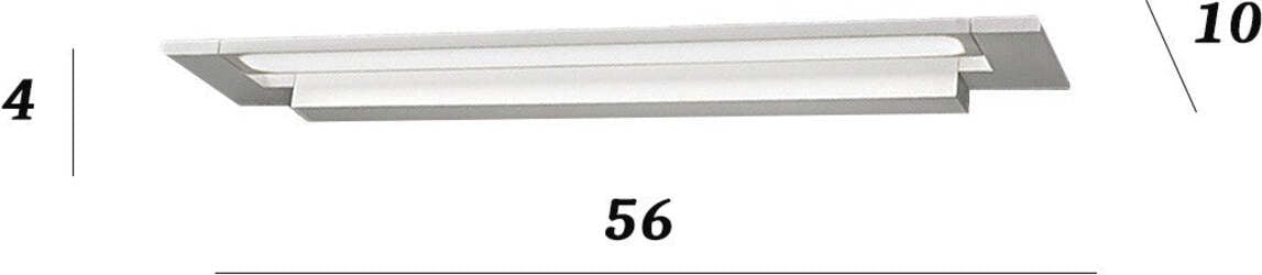 Applique-moderno-Promoingross-TOUR-A56-LED-metallo-lampada-parete-orientabile-monoemissione