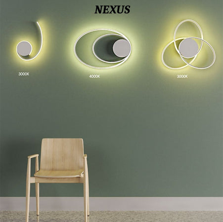 Applique-moderno-Redo-group-NEXUS-16W-LED-lampada-parete-illuminazione-indiretta