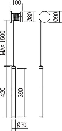 Applique-moderno-Redo-group-SWING-01-3301-9W-985Lm-led-dimmerabile-lampada-parete