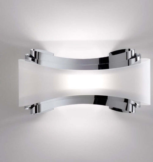 Applique-moderno-Selene-illuminazione-IONICA-1069-025-002-011-R7s-LED-metallo-vetro-biemissione-lampada-parete