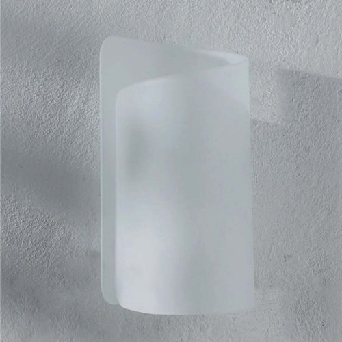 Applique-moderno-Selene-illuminazione-PAPIRO-0371-E27-LED-vetro-lampada-parete