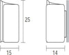 Applique-moderno-Selene-illuminazione-PAPIRO-0371-E27-LED-vetro-lampada-parete