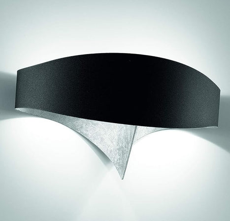 Applique-moderno-Selene-illuminazione-SCUDO-1003-G9-LED-acciaio-lampada-parete