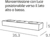 Applique-moderno-Top-Light-AREA-1127-A3-GX53-LED-monoemissione-lampada-parete