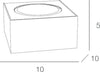 Applique-moderno-Top-Light-AREA-1127-AP-Gx53-LED-metallo-monoemissione-lampada-parete