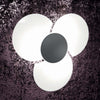 Applique-moderno-Top-Light-CLOVER-1114-45-CR-SA-GA-E27-LED-vetro-lampada-parete