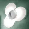 Applique-moderno-Top-Light-CLOVER-1114-45-CR-SA-GA-E27-LED-vetro-lampada-parete