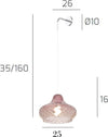 Applique-moderno-Top-Light-DRESS-1191CR-A-E27-LED-lampada-parete-vetro