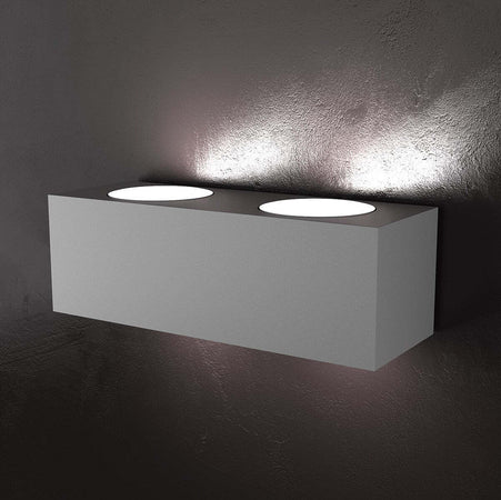 Applique-moderno-Top-Light-ECCENTRIC-1156-A4-GX53-LED-metallo-biemissione-lampada-parete