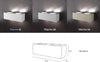 Applique-moderno-Top-Light-ECCENTRIC-1156-A4-GX53-LED-metallo-biemissione-lampada-parete