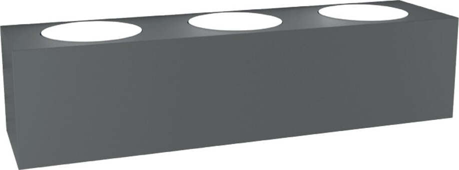 Applique-moderno-Top-Light-ECCENTRIC-1156-A6-GX53-LED-metallo-biemissione-lampada-parete