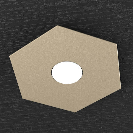 Applique-moderno-Top-Light-HEXAGON-1142-1L-GX53-LED-metallo-lampada-parete-soffitto