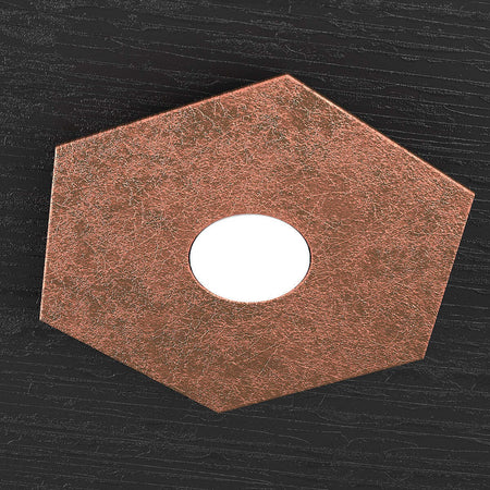 Applique-moderno-Top-Light-HEXAGON-1142-1L-GX53-LED-metallo-lampada-parete-soffitto