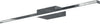 Applique-moderno-Top-Light-LINE-1154-AG-CR-LED-metallo-lampada-parete