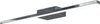 Applique-moderno-Top-Light-LINE-1154-AP-CR-LED-metallo-lampada-parete