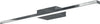 Applique-moderno-Top-Light-LINE-1154-AP-CR-LED-metallo-lampada-parete