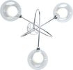 Applique-moderno-Top-Light-WILLOW-1098-A3-BI-G9-LED-metallo-vetro-lampada-parete-soffitto