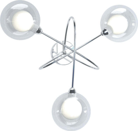 Applique-moderno-Top-Light-WILLOW-1098-A3-BI-G9-LED-metallo-vetro-lampada-parete-soffitto