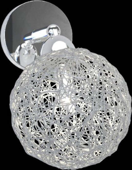 Applique-moderno-Top-light-WILLOW-1098-F1-BI-G9-LED-metallo-vetro-lampada-parete-soffitto-orientabile