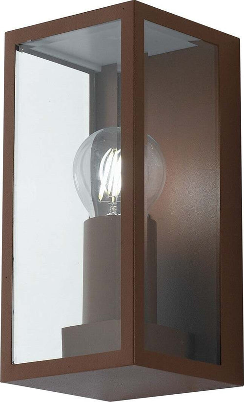 Applique Mondrian Bronzo 1Xe27 Ip44 23,6X11,3X11Cm Illuminazione/Illuminazione per interni/Illuminazioni per pareti/Applique Led Mall Home - Napoli, Commerciovirtuoso.it