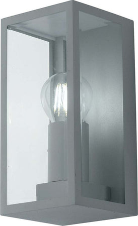 Applique Mondrian Silver 1Xe27 Ip44 23,6X11,3X11Cm Illuminazione/Illuminazione per interni/Illuminazioni per pareti/Applique Led Mall Home - Napoli, Commerciovirtuoso.it
