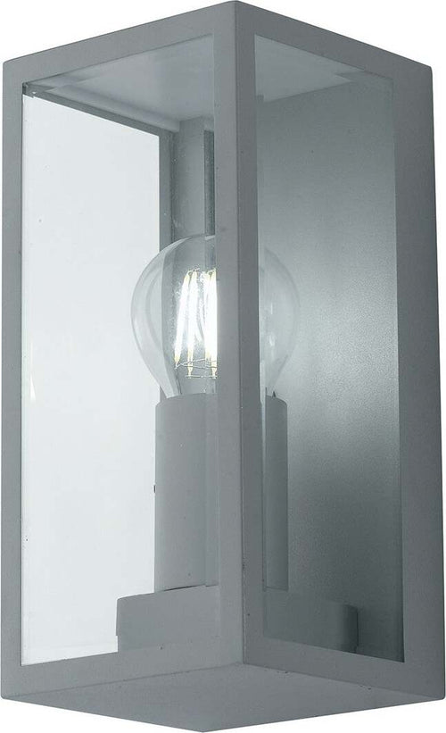 Applique Mondrian Silver 1Xe27 Ip44 23,6X11,3X11Cm Illuminazione/Illuminazione per interni/Illuminazioni per pareti/Applique Led Mall Home - Napoli, Commerciovirtuoso.it