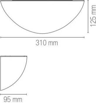 Applique-Moritz-Bianco-1Xe27-31X12,5X9Cm