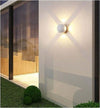 Applique-Muro-A-Sfera-4-Fasci-Di-Luce-Esterno-Bianco-Luce-3000k-6000k-4000k-Es58