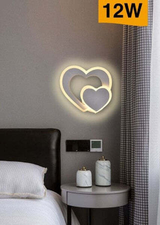 Applique-Muro-Led-Interno-Moderno-Doppio-Cuore-12-W-Luce-3000k-4000k-6500k-E83-b