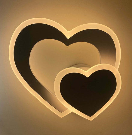 Applique Muro Led Interno Moderno Doppio Cuore 12 W Luce 3000k 4000k 6500k E83-b Casa, arredamento e bricolage > Illuminazione da interno > Applique per interno Trade Shop italia - Napoli, Commerciovirtuoso.it