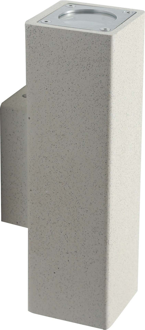Applique Oakland Cement Bianco 2Xgu10 Ip65 25,4X10,3X7,5Cm Illuminazione/Illuminazione per interni/Illuminazioni per pareti/Applique Led Mall Home - Napoli, Commerciovirtuoso.it