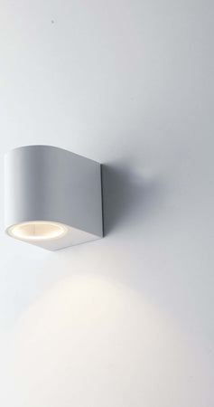 Applique One Bianco 1Xgu10 Ip54 9,3X8X6,7Cm Illuminazione/Illuminazione per interni/Illuminazioni per pareti/Applique Led Mall Home - Napoli, Commerciovirtuoso.it