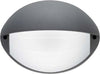 Applique-Palpebra-Contemporanea-Coconut-Alluminio-Grafite-1-Luce-Led-7W-4000K